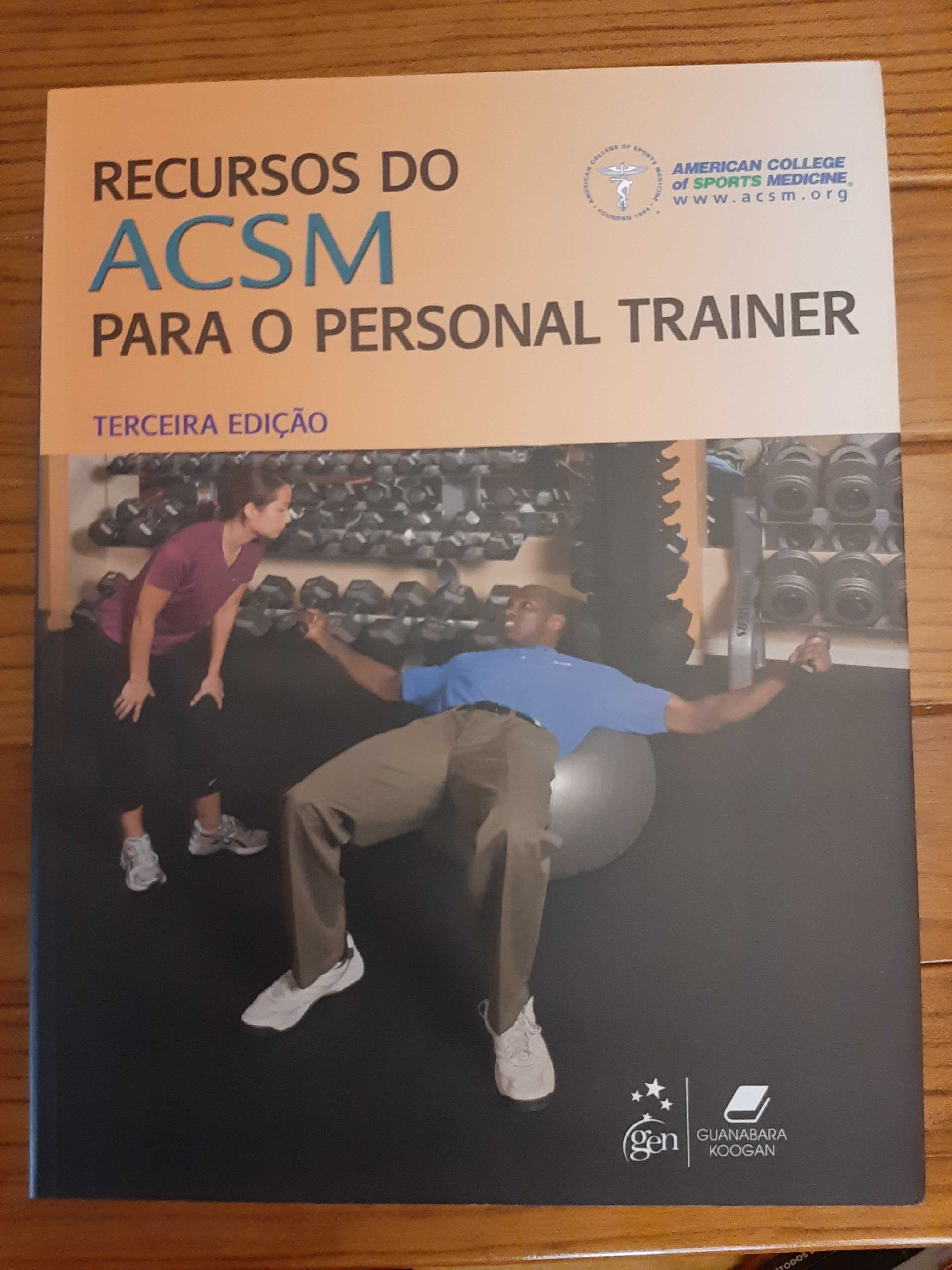Livro Recursos do ACSM para o Personal Trainer -3ª Ed