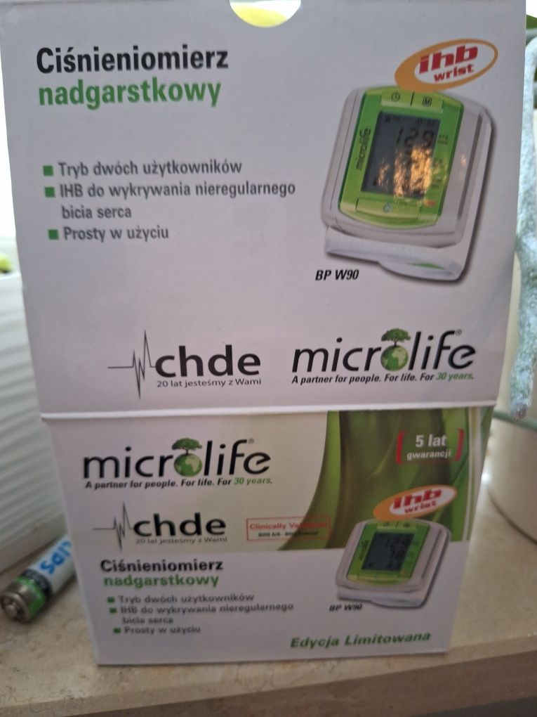 Ciśnieniomierz nadgarstkowy Microlife