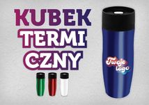 Kubek termiczny Jackson z nadrukiem logo, technologia UV, super gadżet