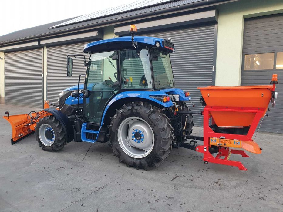 Ciągnik rolniczy SOLIS S 50 4WD + Pług + Posypywarka - Zestaw Zimowy