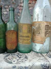 Stare butelki PRL i 3 rzesza