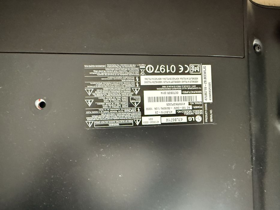 Tv 50 cali LG Smart TV netflix