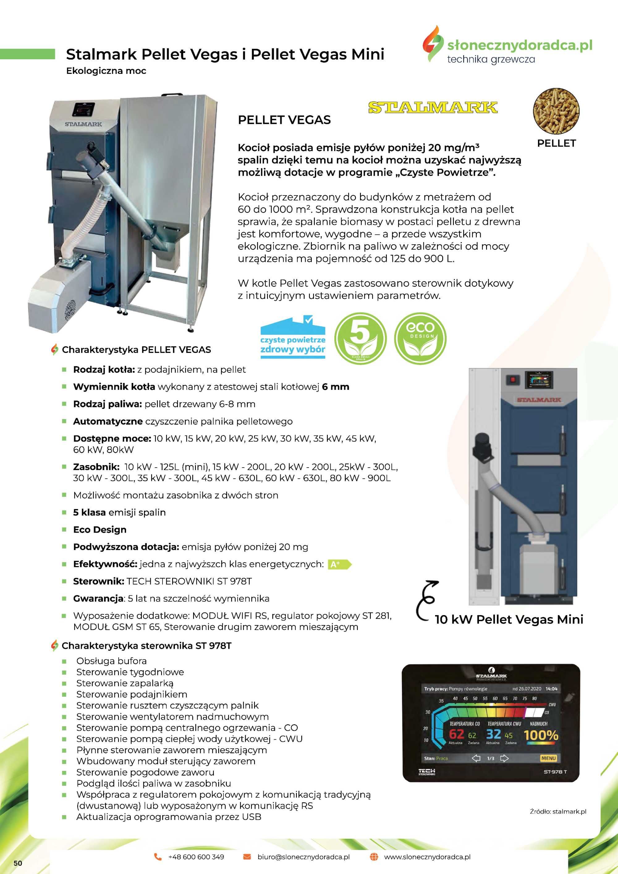 piec na pellet stalmark vegas 15 kw dotacja prefinansowanie