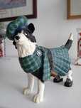 Figurka szkocki Border Collie w Highland Charms pies piesek żywica