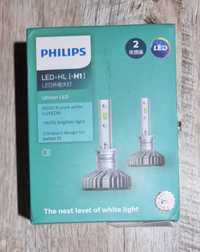 Нові LED лампи Philips Ultinon +160% 6000K H1 12 вольт. Комплект 2шт