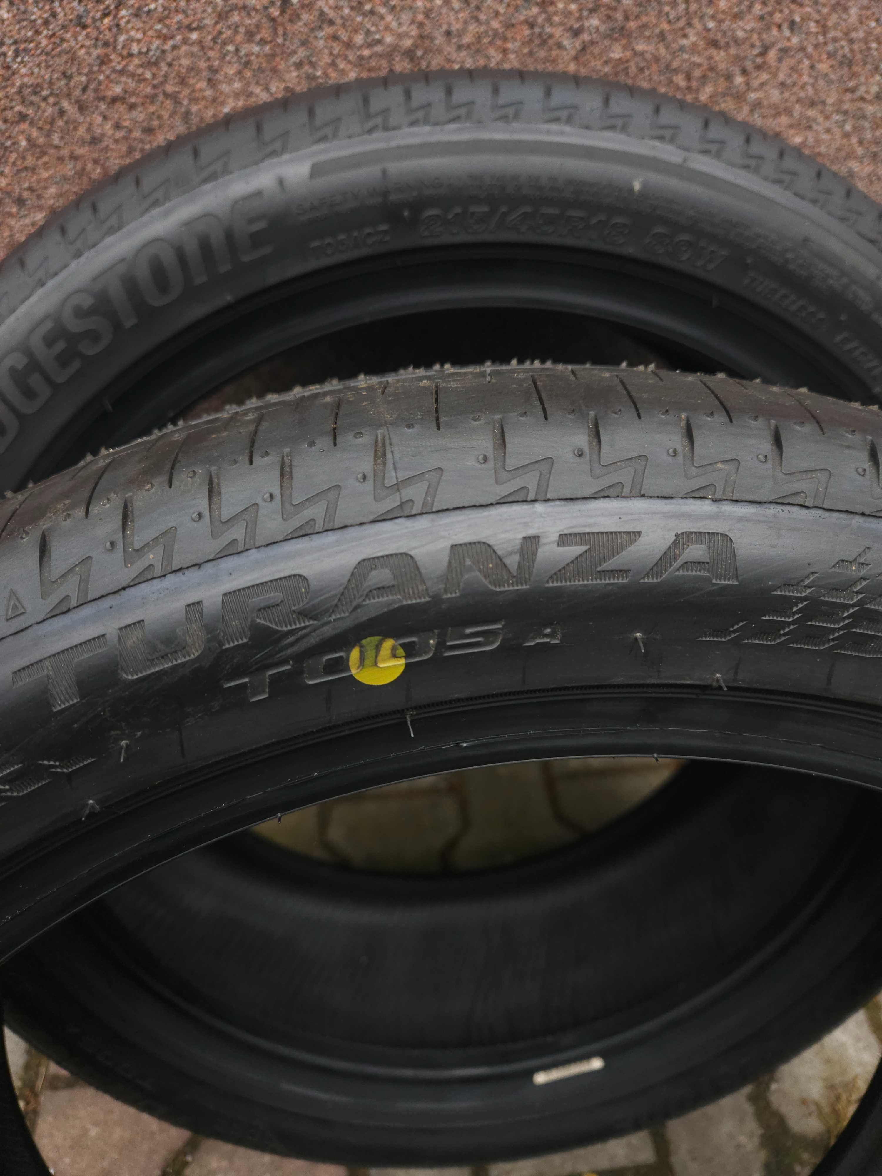 215/45R18 bridgestone turanza T005 A