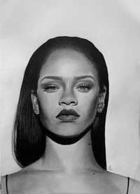 portret rihanna A3 (pdzyjmuje rowniez zamowienia!)