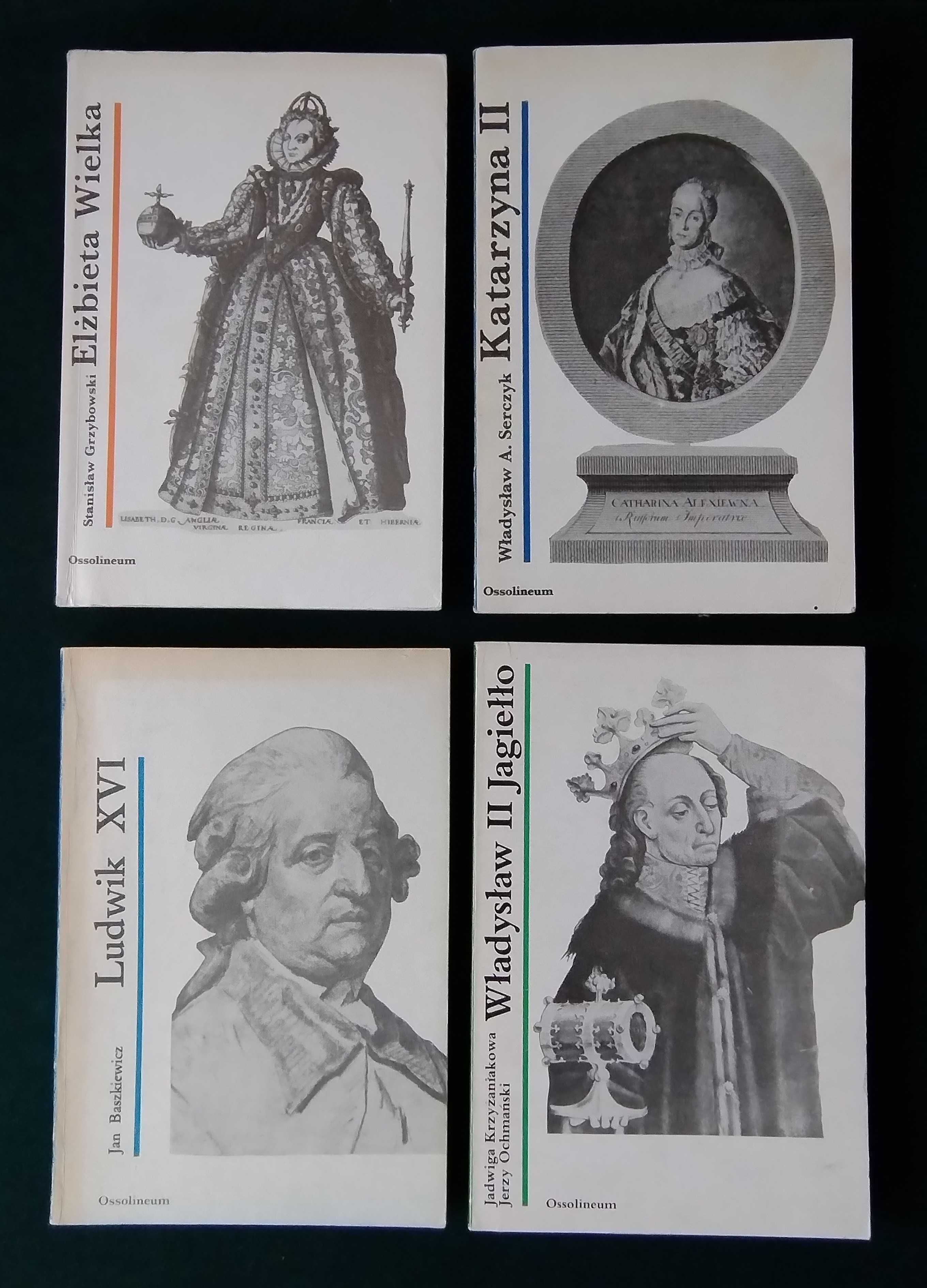 Ossolineum biografie 8 książek Jagiełło Poniatowski Stuart Robespierre