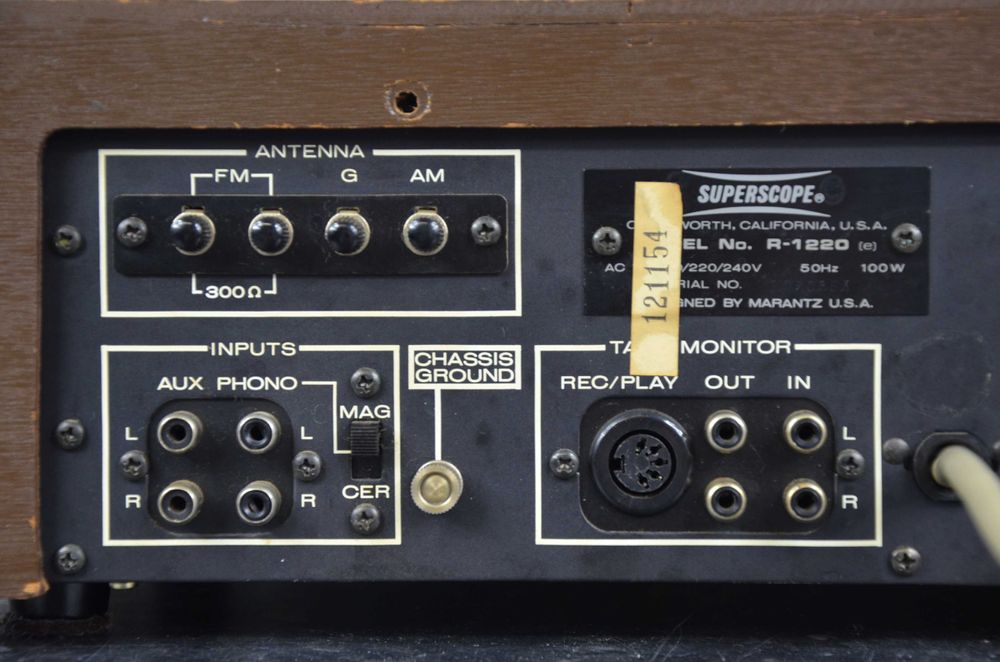 Marantz Superscope R-1220 Amplituner stereo srebrny