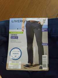 Livergy nowe spodnie męskie rozmiar L /52 chinos elegancie wyjściowe