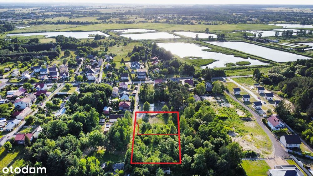 Opcja 2900 m2! Ślepa uliczka! Prąd, woda! Objęte MPZP ! BUDOWLANE !!