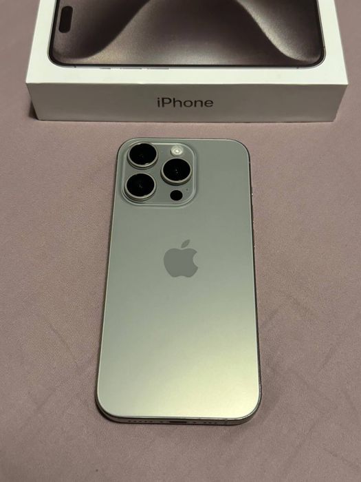 Iphone 15 Pro 256gb natural titanium neverlock