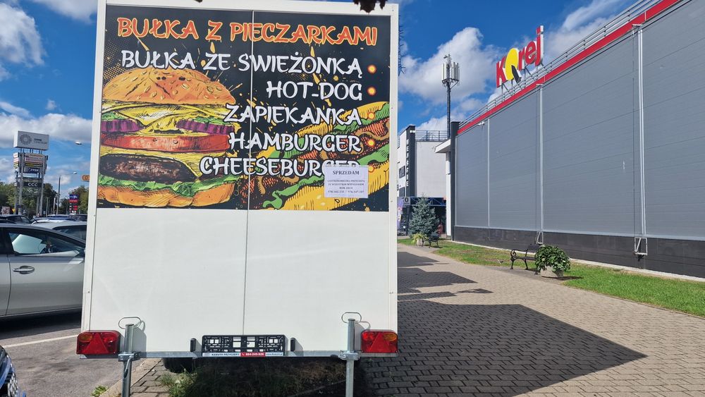 Gastronomiczna przycepa 2024 rok.
