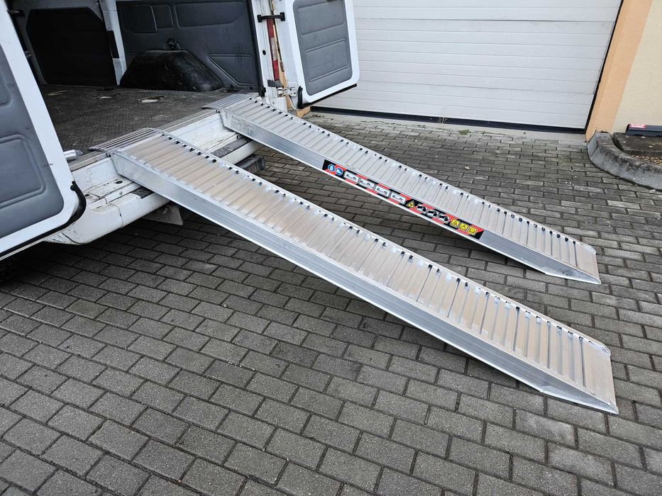 Najazdy aluminiowe od 1m-5m, do 25T - Dostawa, gwarancja, znak CE