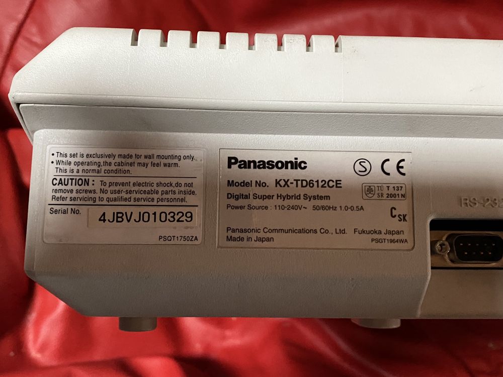 Centrala telefoniczna ISDN Panasonic KX-TD612 CE - centralka