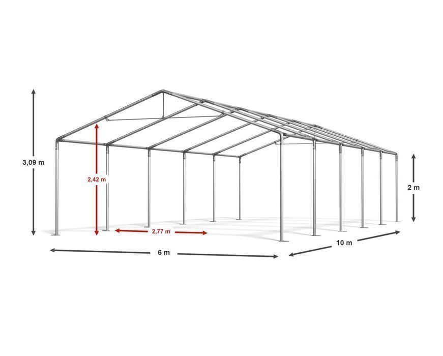 6x10x2m Namiot gospodarczy Altana namiotowa Namiot do ogrodu