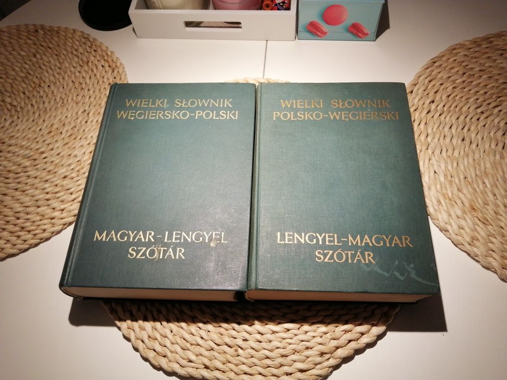 Wielkie słowniki polsko-węgierski i węgiersko-polski, magyar, lengyel