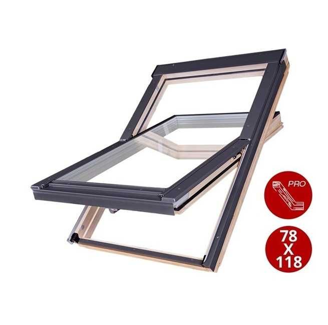 OKNO dachowe KORAMIC Energy Pro 78x118 z koł. uszczelniającym, OKAZJA