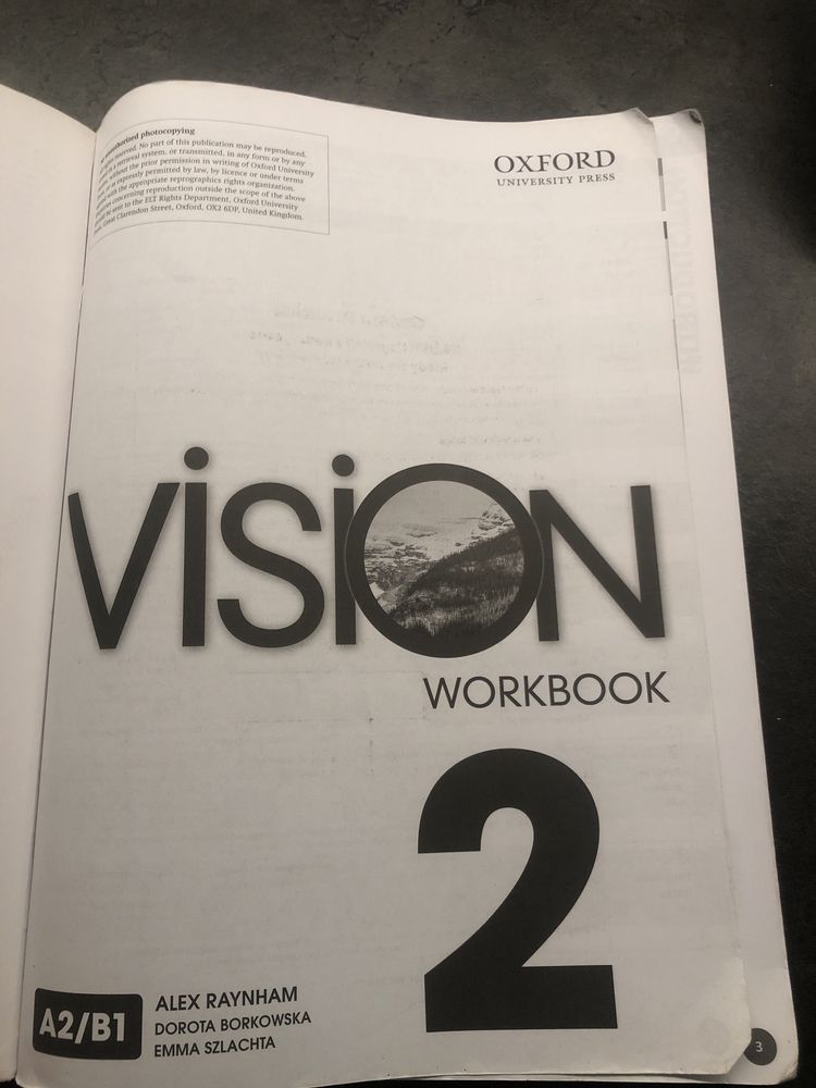 Vision 2 workbook