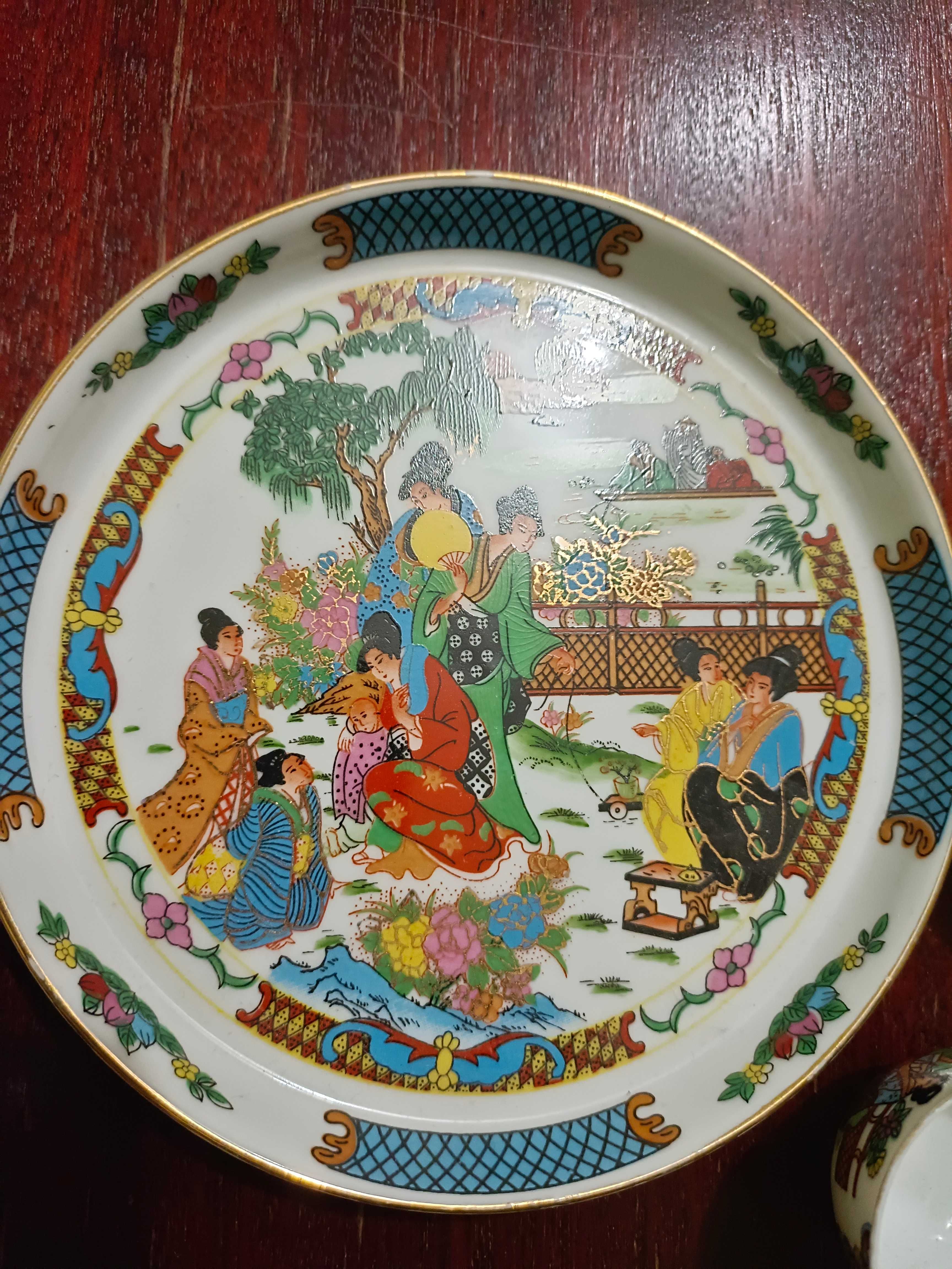 Czarki chińskie, porcelana 5 sztuk