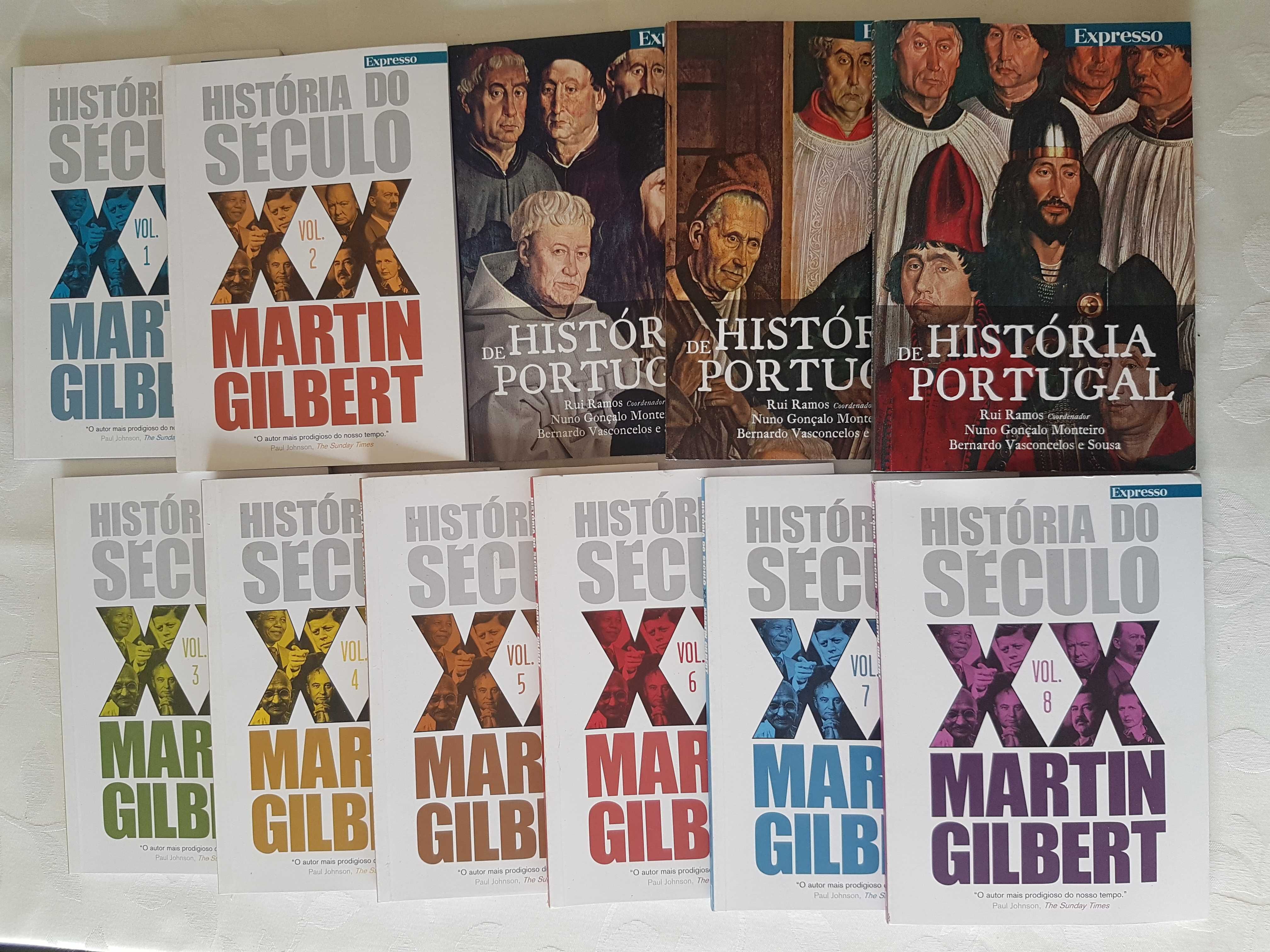 8 Livros História Século XX + 3 Livros Histór Portugal - Total 3 euros