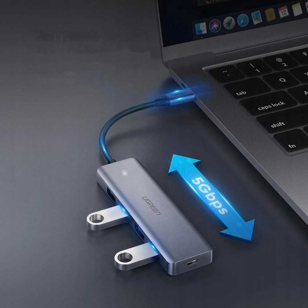 UGREEN hub rozdzielacz ADAPTER USB-C TYP-C NA 4x USB 3.0