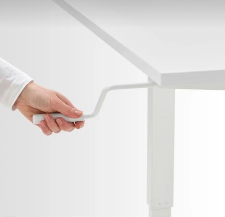 Biurka IKEA regulowane 120x70 bialy