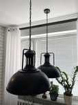 Lampa retro loft wisząca duża