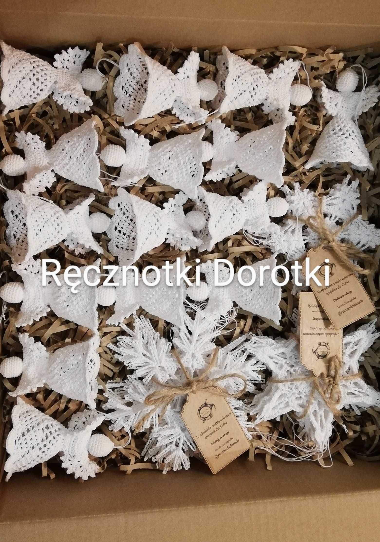 Aniołek na szydełku. Wesele,komunia,chrzest,podziękowania dla gości