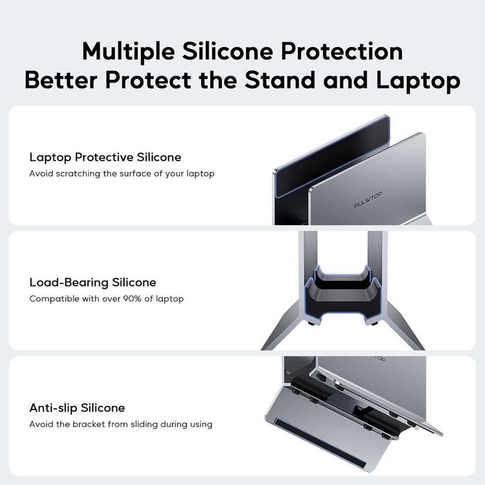 Suporte portátil vertical para computador
