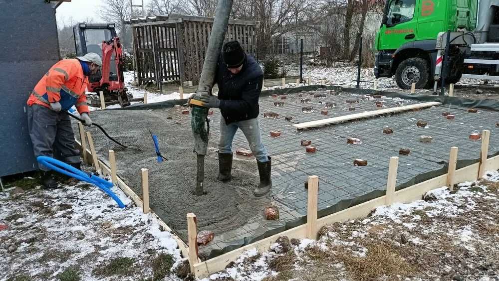 Roboty ziemne, płyty fundamentowe,izolacje fundamentów, przyłącza