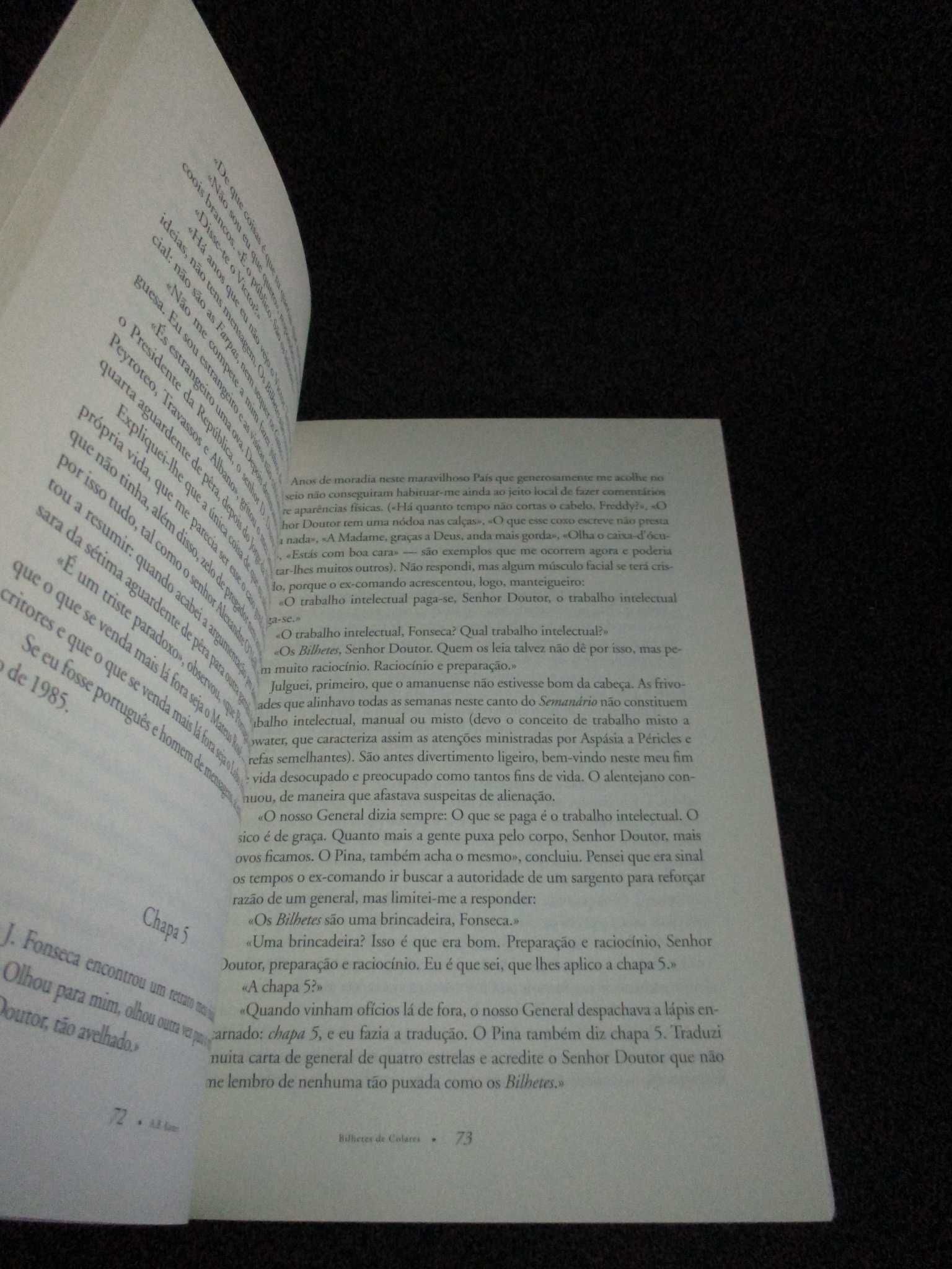 Livro Bilhetes de Colares 1982 a 1998 A. B. Kotter