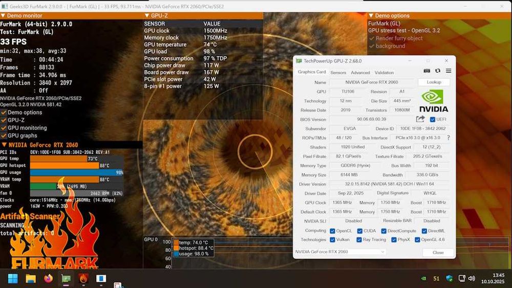 Karta graficzna EVGA GeForce RTX 2060 SC 6GB GDDR6