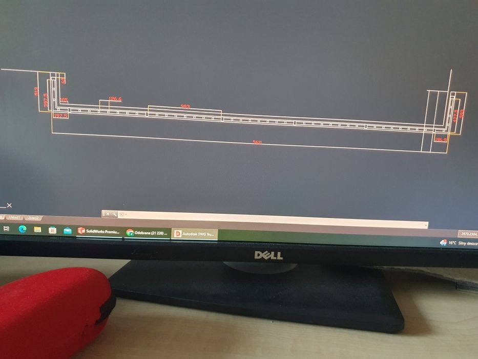 Balustrada Poręcze Aluminiowa 25 metrów bieżących