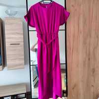 Nowa damska sukienka w kolorze biskupim w rozmiarze S 36