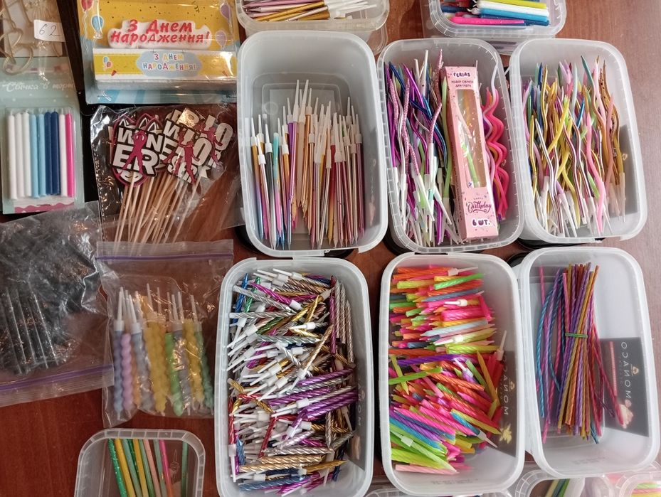 Свечи на торт и прочее