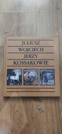 Książka, album pod tytułem: "Juliusz, Wojciech, Jerzy Kossakowie",