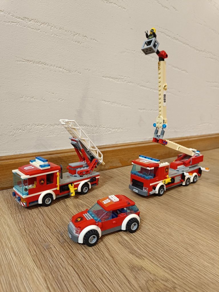 LEGO straż pożarna i remiza