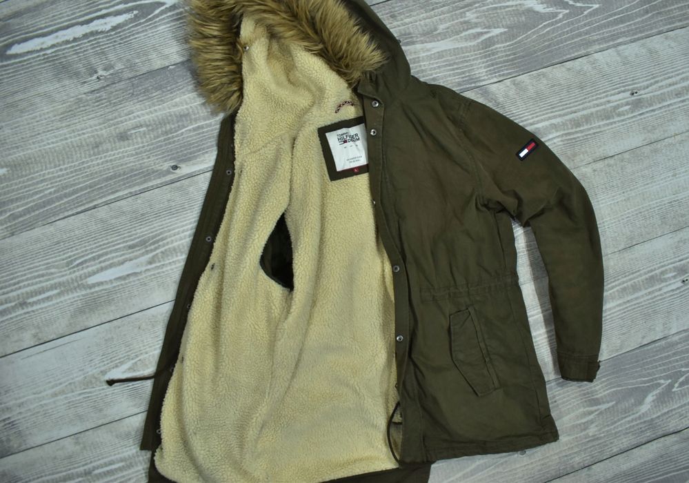 Tommy Hilfiger Parka + Bezrękawnik Lined Zimowa Kurtka Męska L