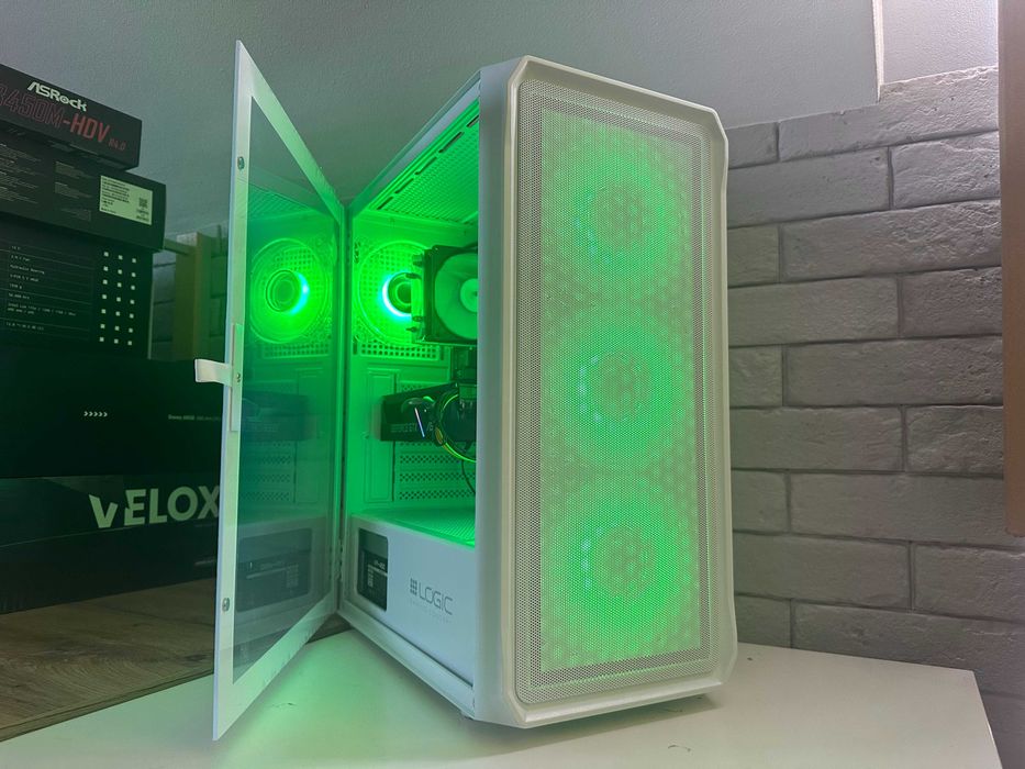Komputer Gamingowy GTX 1660 Super 16GB RAM Ryzen 5 3600 Biały do Gier