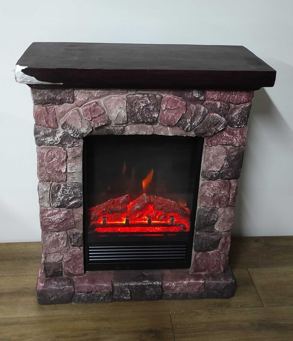 Grzejnik Kominek Elektryczny EL FUEGO LUGANO 1.8kW TERMOSTAT OUTLET