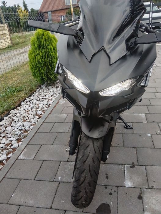 Kawasaki ninja 500 Arrow nówka niski przebieg a2 2024 transport