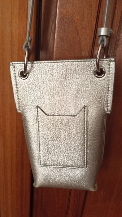 Mini mala pele prateada Bimba y Lola NOVA