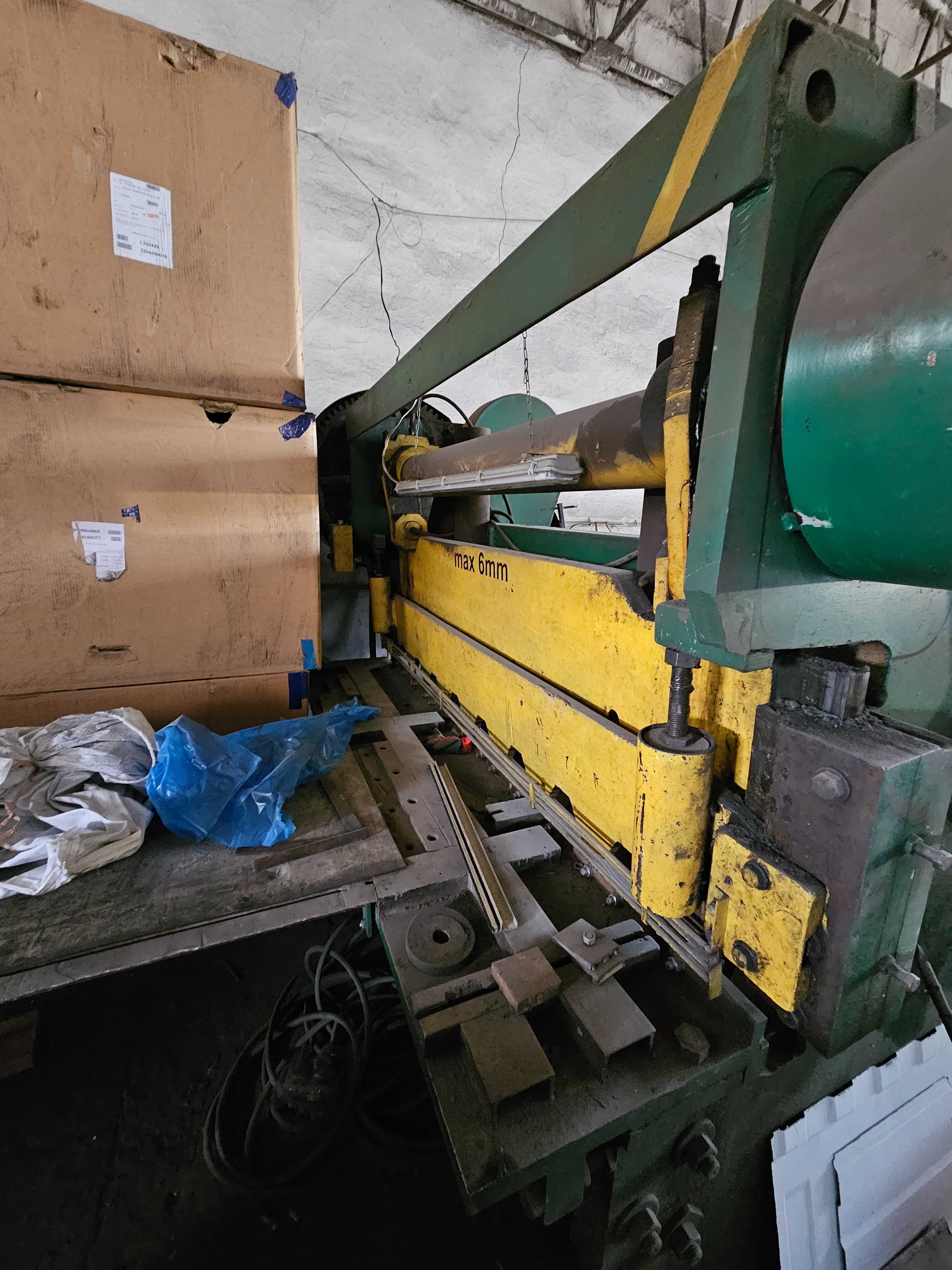 Gilotyna hydrauliczna do blach 6 mm x 2000 mm