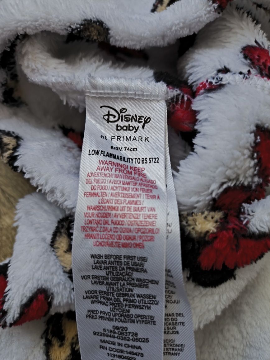 Плюшевий костюм Primark Disney 6-9 міс.