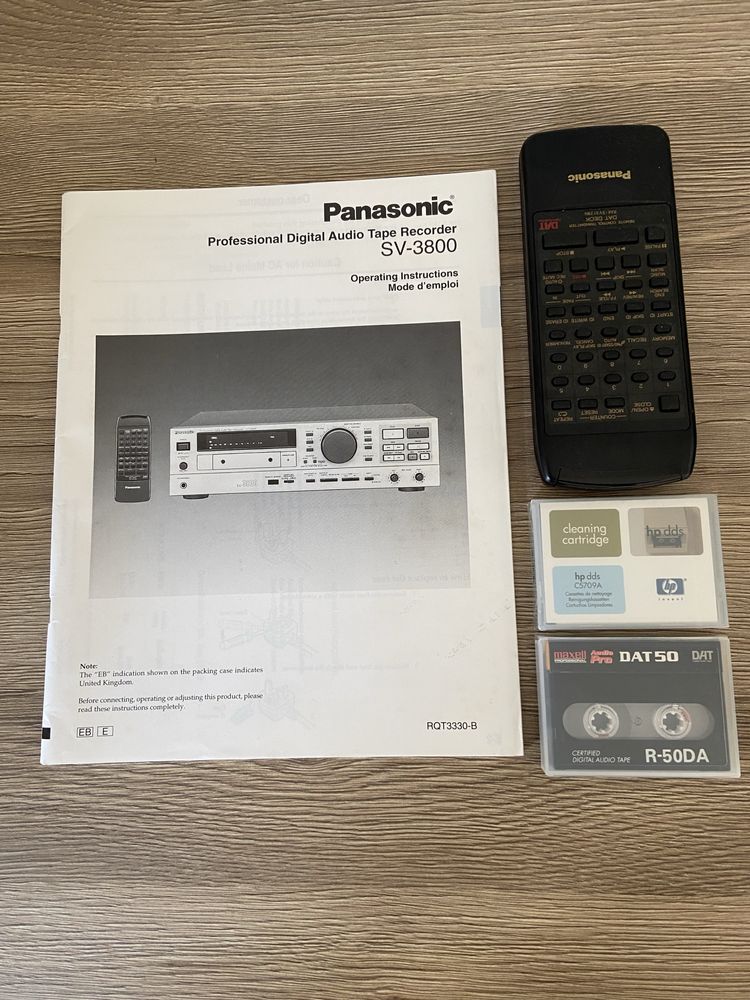 PANASONIC SV-3800 , Profissional DAT
