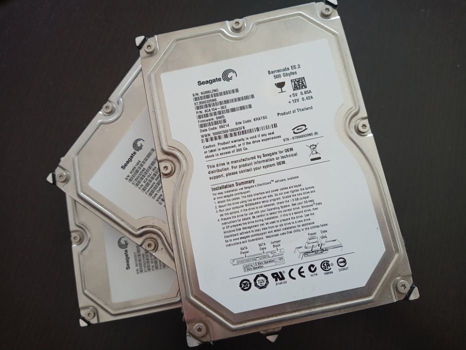 Discos Seagate Barracuda ES.2 250 GB e 500 GB