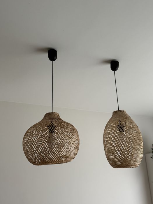 Lampa wisząca BOHO bambusowa