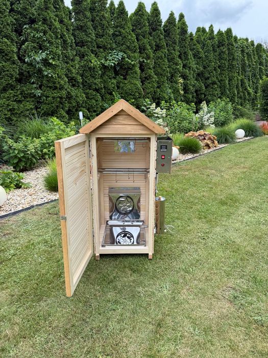 Wędzarnia 4w1: suszenie, wędzenie na zimno i gorąco, smażenie