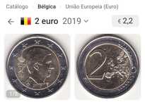 Moeda 2€, Bélgica 2019